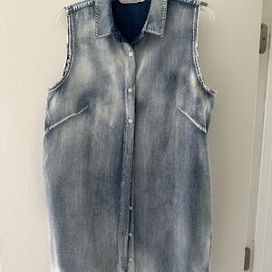 Cotton Denim shirt dress